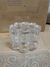 Lenox Lead Crystal Wedding Promise 3 Pc Stackable trinket dish
