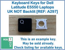 Keyboard Replacement Keys for Dell Latitude E5550 Laptops UK Layout NOT Backlit