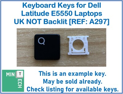 Tastatur Ersatz Tasten für Dell Latitude E5550 Laptops UK Layout NICHT Hintergrundbeleuchtung