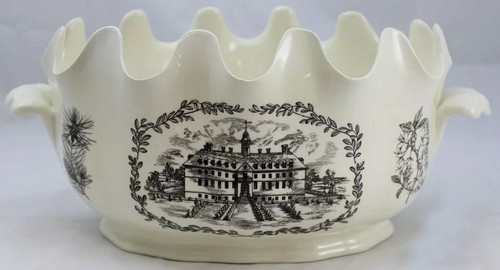 20th c Wedgwood Williamsburg Punch Bowl / Monteith Bowl - Picture 5 of 10