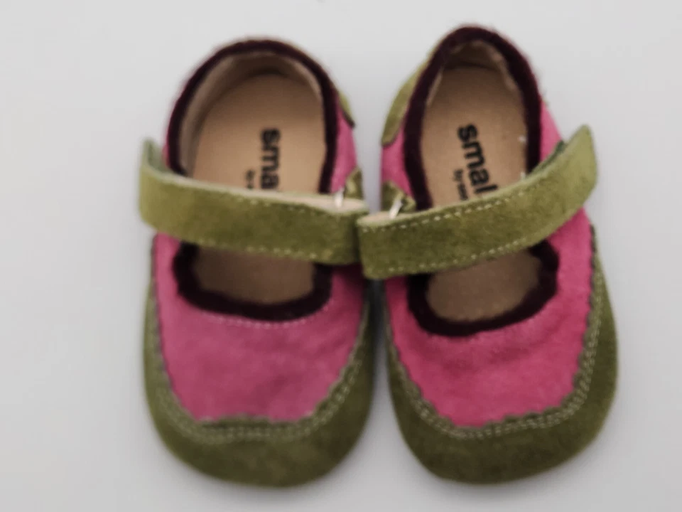 Зеленые розовые туфли Smaller By See Kai Run размер 6-9 месяцев  - Изображение 4 из 4