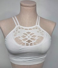 NWT Maidenform Bra Cami Bralette Wirefree Seamless 1129 Shaping White M