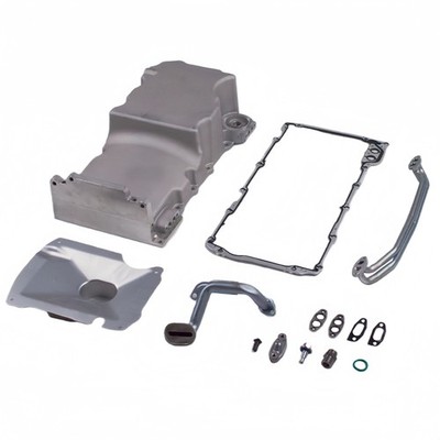 For Chevy LS1 LS2 LS3 LSX 4.8-6.2L Front Wet Sump Retro Engine Oil Pan Kit 81076