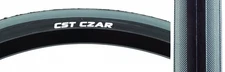 CST Premium Czar 700x23 Road Bike Tire - Dual Compound, Puncture-Resistant,