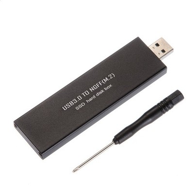 USB 3.0 TO NGFF M2.0 Adapter SSD Hard Disk Box Enclosure Storage Case External #