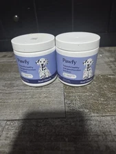 2 Pawfy Anal Glands 4.5 oz Approximately 30 Chews Exp 2026.