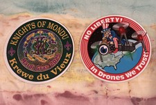 2025 Krewe Du Vieux Knights of Mondu “No Liberty! In Drones We Trust” Doubloon