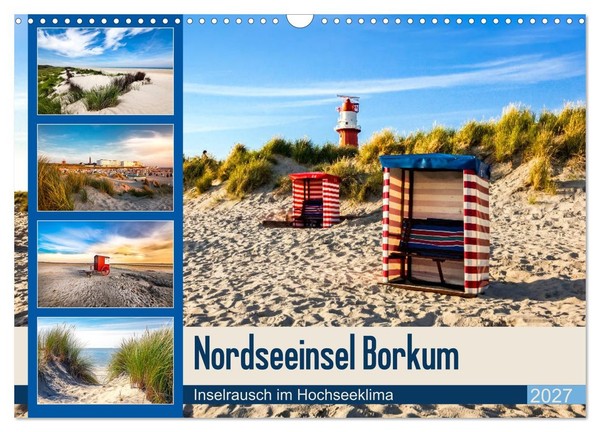 Calendar 2027 · US Version · North Sea Island Borkum - Island Rapture In The Hig-image