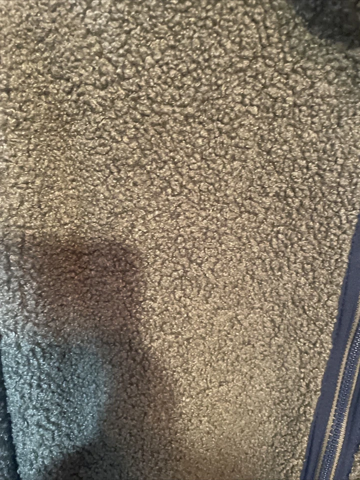 Volcom Jacket Muzzer Fuzzar Mens Large Green Full-Zip Sherpa Coat Gorpcore NEW - Image 4 of 4