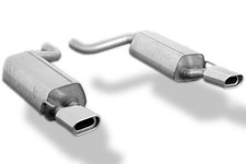 FOX Endschalldämpfer je 1x135x80 für Mercedes S-Klasse Coupe CL215 CL 500 CL 600