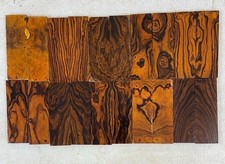 DESERT IRONWOOD BOOKMATCH BURL PAIR H F 10 PZAS 5.2X1.7X3/8 LOT BM 8