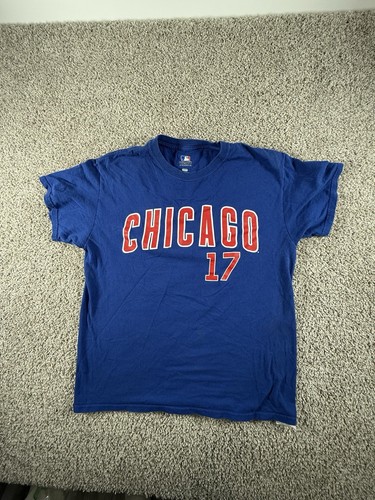 Camiseta de béisbol 17 Bryant de los Chicago Cubs mediana MLB para hombre - Imagen 1 de 9