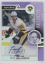 2022-23 Upper Deck Synergy Rookies Purple 66/99 Filip Hallander #81 Auto 15wf