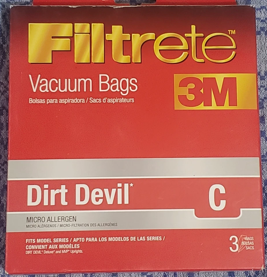 Filtrete Dirt Devil C Micro Allergen Vacuum Cleaner Bags 12 Pack - Image 2 of 4