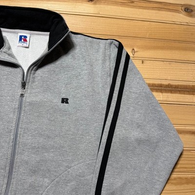 Vintage 90s Russell Athletic Striped Full Zip Athletic Track
