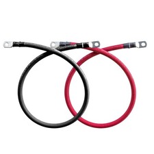 2/0 AWG Red Black Battery Inverter Cables for RV Solar Car Boat with 3/8" Lugs