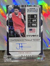 2020 Contenders Draft Picks Josh Hall Conference Finals Ticket Auto /75
