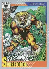 1991 Marvel Universe #56 Sabretooth