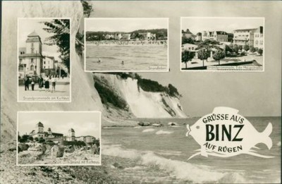 Postcard Binz on Rügen (No. 894)