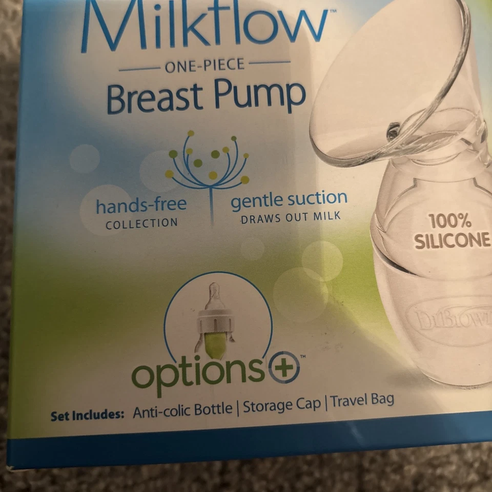 Extractor de leche manos libres de silicona Dr. Brown's con opciones + anticólicos Foto 3 de 3