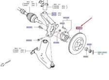 Nissan X-TRAIL T32 Bremsscheibe vorne D02064BA0AVA NEU ORIGINAL