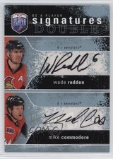2007 Be a Player Signatures Double Wade Redden Mike Commodore #2S-RC Auto 02ka
