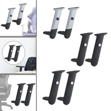 2x Liftable Chair Armrests Gaming Chair Armrests Office Chair Armrests