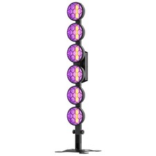 350W COB 6 LED Stage Par Light Strip DJ DMX Lighting for Party Wedding Club