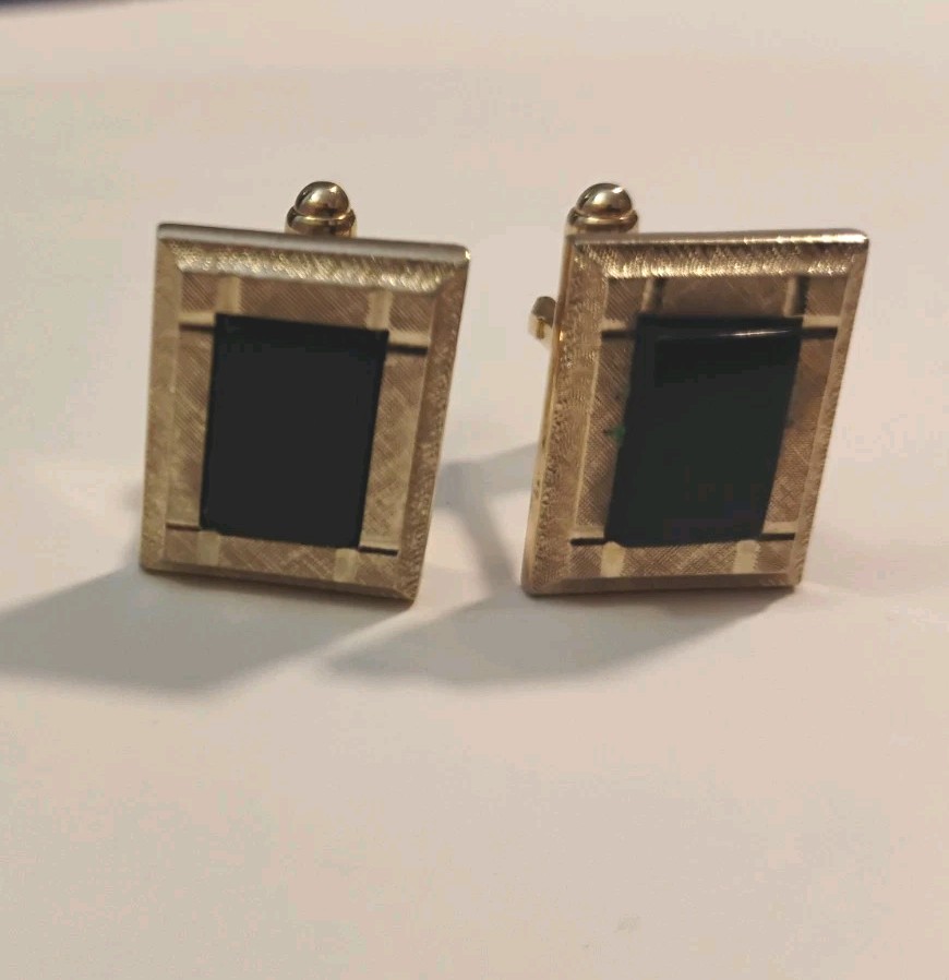Vintage Dante Rectangular Cufflinks - image 7