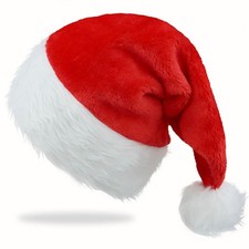 Adult Unisex Christmas Santa Hat Holiday Festive Party Supply Decoration