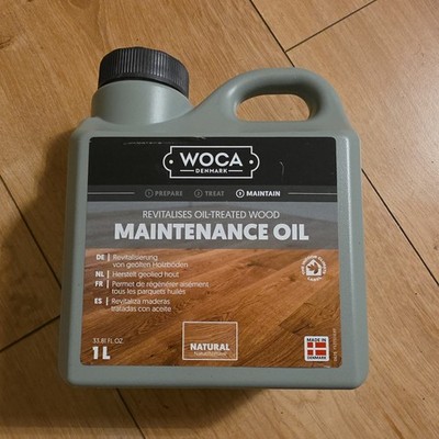 Woca Pflegeöl zur Holzbodenpflege von allen geölten Holzböden natur 1 Liter