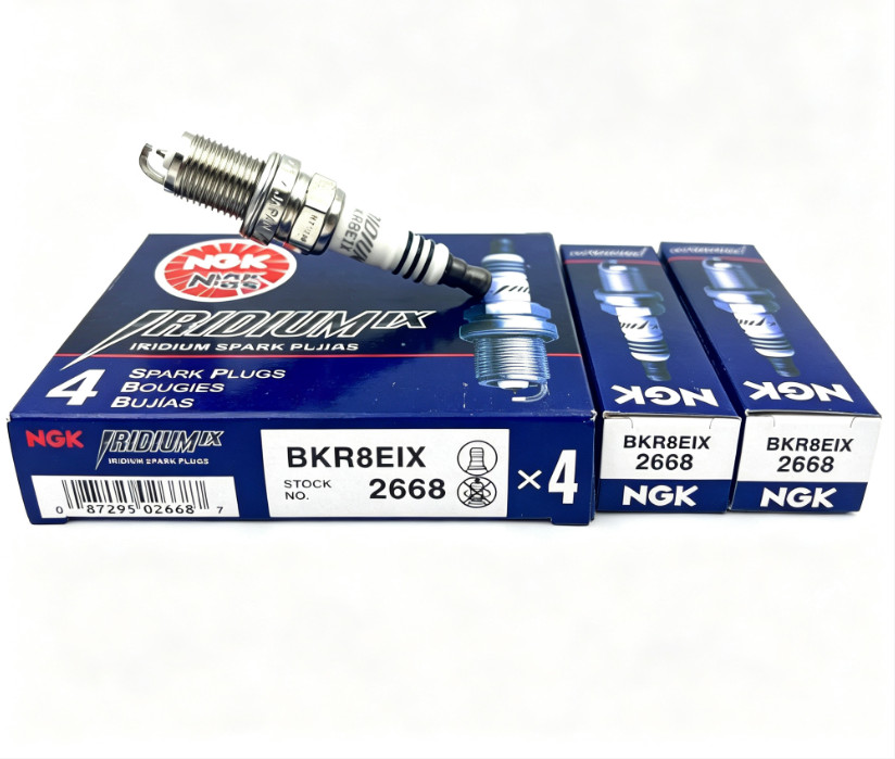 Genuine NGK BKR8EIX 2668 Iridium IX Spark Plugs Set of 4 Racing Cold Heat Range