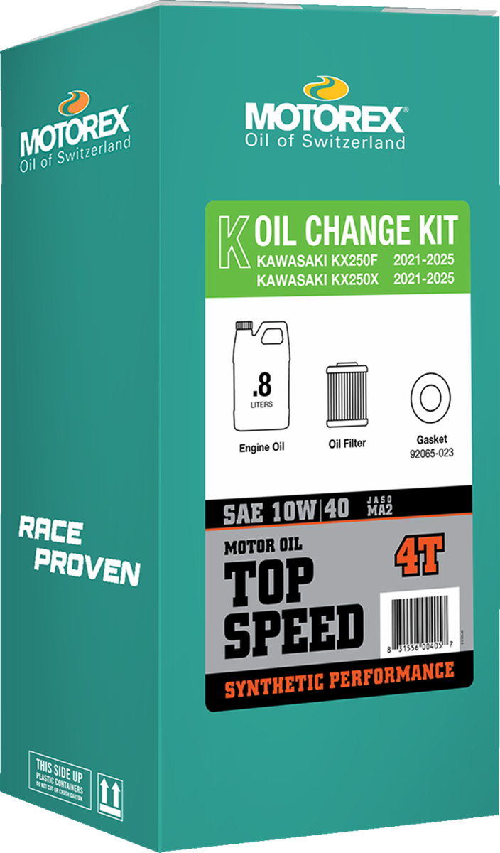 MOTOREX Oil Change Kit 2021-2025 Kawasaki KX 250 10W-40 311247 | eBay