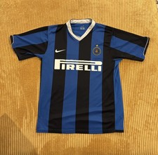 Vintage Nike Inter Milan Home Jersey 2006-2007 Pirelli Soccer Shirt Men's Size M