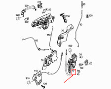 MERCEDES-BENZ SL R231 Türschloss vorne links A0997201501 NEU GENUINE MERCEDES-BENZ SL R231 Türschloss vorne links A0997201501 NEU GENUINE