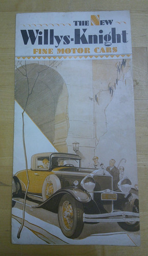 1929  Willys-Knight Six & Great Six Sales Folder