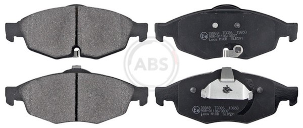 A.B.S. Bremsbelagsatz Scheibenbremse 38869 FüR Chrysler Sebring JR Turbo 24V 2-image