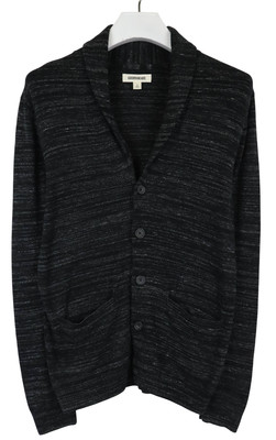Goodthreads Pullover Herren Klein Cardigan Schalkragen Knöpfe Taschen Melange