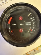 Porsche Vdo 1180 911s 911sc 1977-1981 Oil Temperature Pres Gauge 911.641.103.03