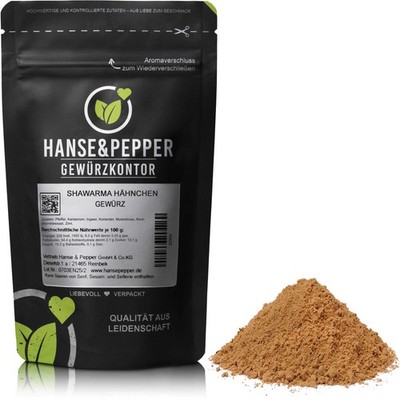 100g Shawarma Hähnchen Gewürz Hähnchen-Shawarma Gewürzmischung Shoarma Lamm