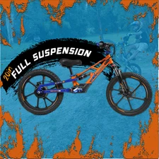 XRT Moto 20in Rebel PRO-X Full Suspension Kids Electric Balance Bike