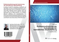 David Burger | Professionalisierung Der Evaluierung Der Betrieblichen...