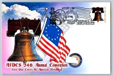 #4125 Liberty Bell Maxi Card AFDCS Americover Cancel