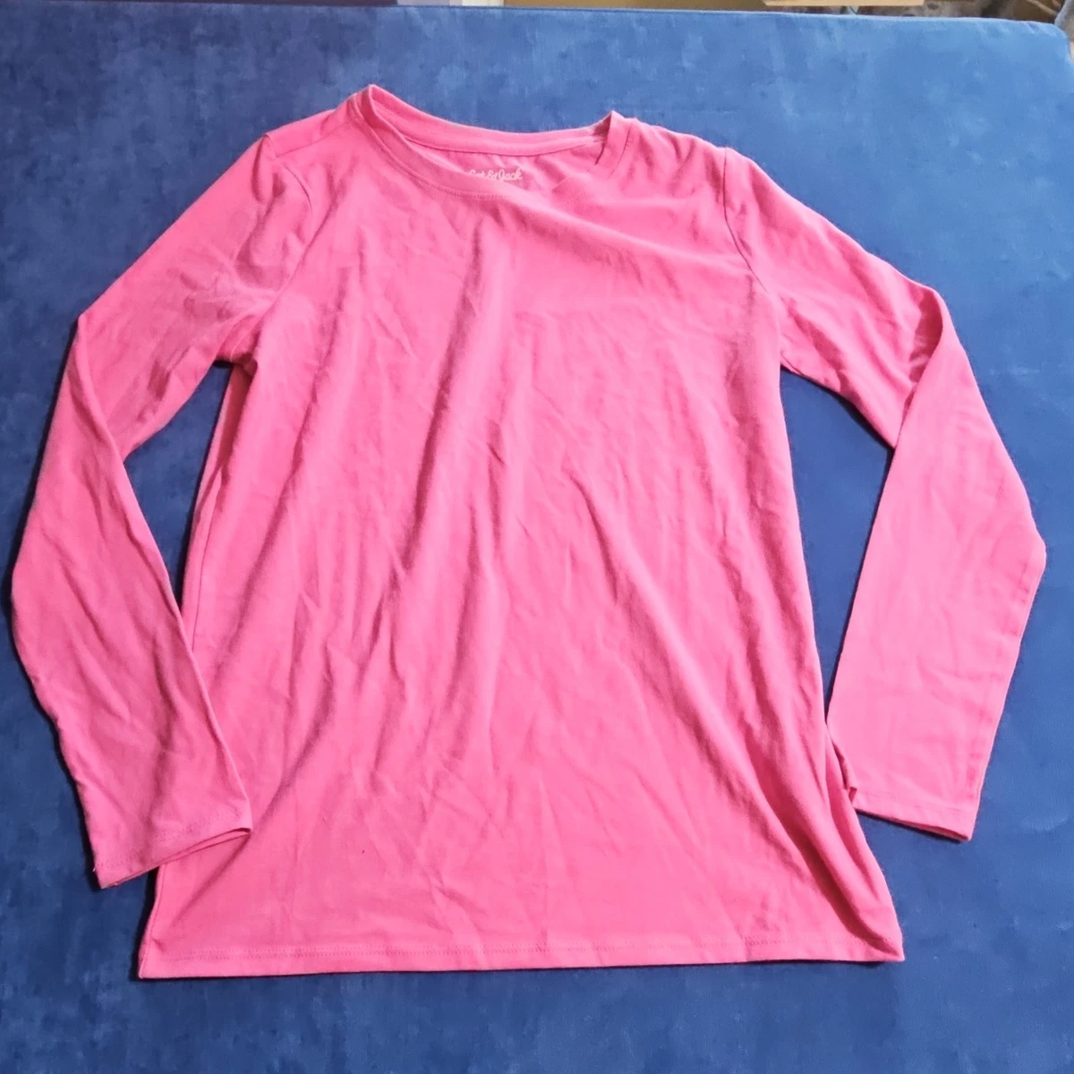 T-shirt à Manches Longues Cat & Jack Santa Cat Unicorn - Taille XS (4-5 Ans Ou 14/16), Gris, Neuf