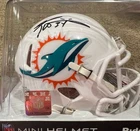 Ricky Williams Signed Miami Dolphins Riddell Speed Mini Helmet - JSA