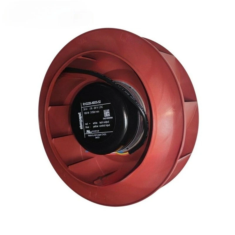 DC 24V 106W 3150RPM EBMPAP R1G220-AB35-52 Centrifugal fan 220MM Cooling Fan - Image 2 of 4