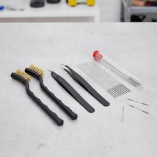 3D Printer Nozzle Cleaning Kit with Brush - 10 Pieces 0.4 mm Cleaning Needles...