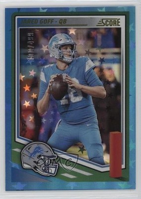 2025 Score Stars /499 Jared Goff #154 m5e