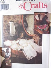 8465 Vintage Simplicity Sewing Pattern CRAFT Beautiful Collars UNCUT