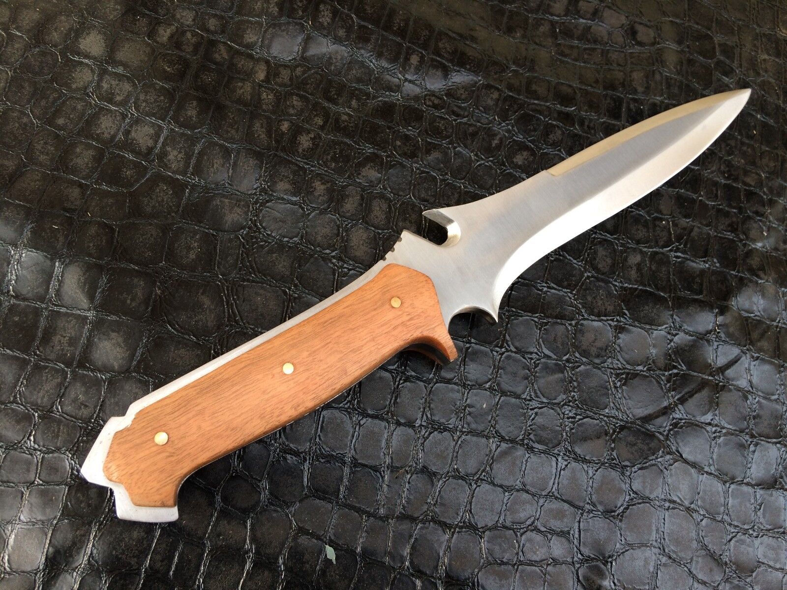 Handmade Leaf Spring Steel RE4 Krauser's Knife,Bowie knife,Tactical Knife 2